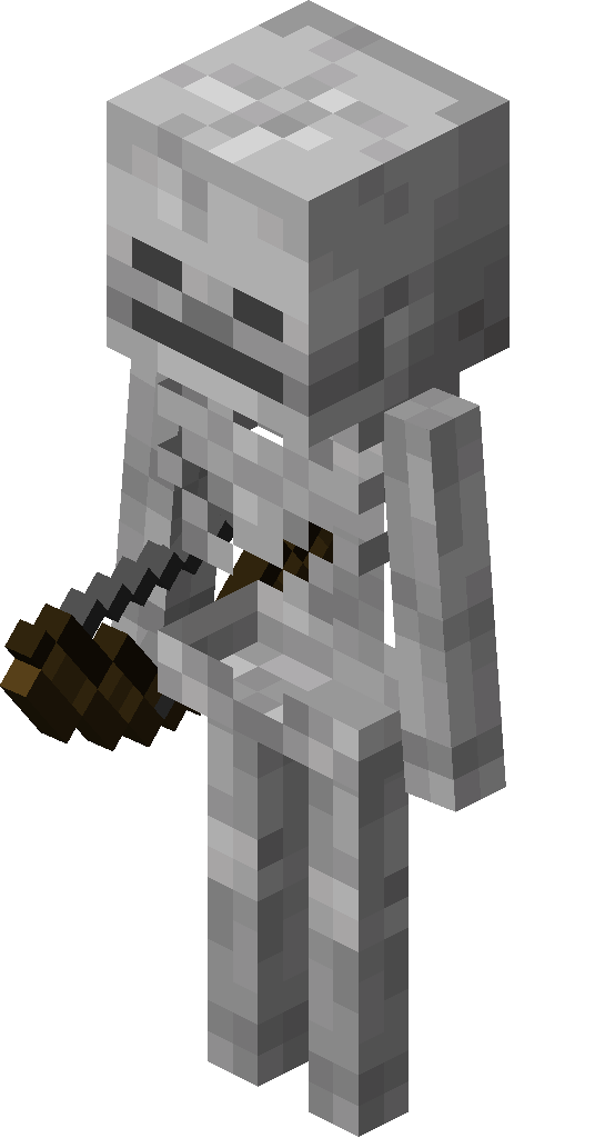 skeletons minecraft characters