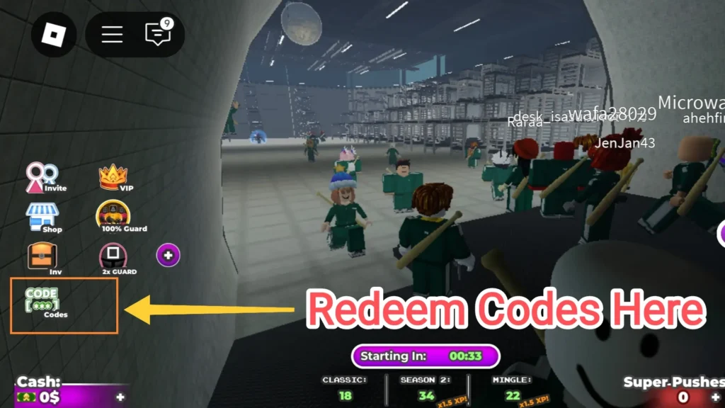 season 2 squid games roblox redeem process