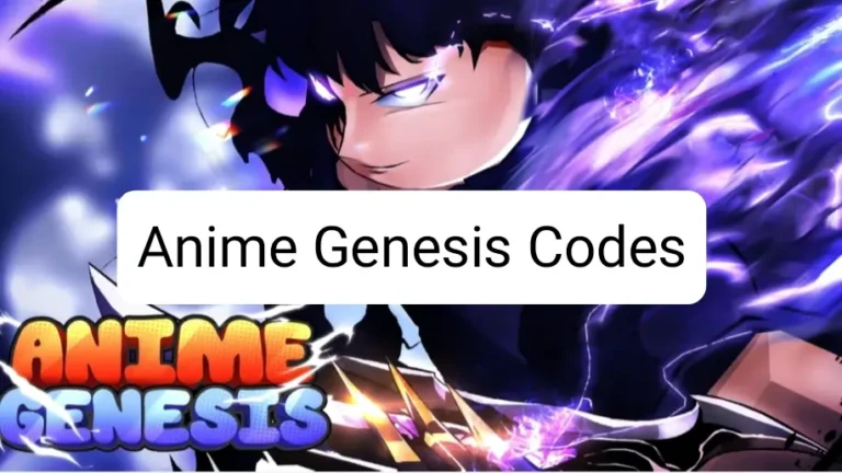 anime genesis codes roblox